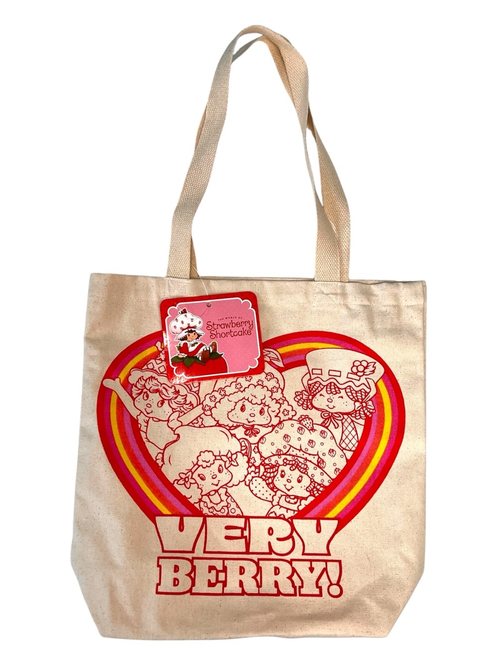 Very Berry Strawberry Shortcake Canvas Tote Bag